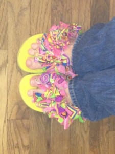 The Flip Flops Gracie Made Me For Mother's Day
